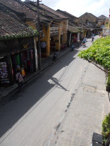 A typical street in Hoi An