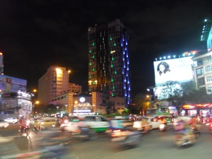 ... and Ho Chi Minh by night