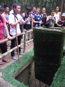 A trap for American soldiers, Cu Chi tunnels