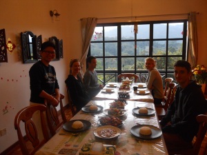 Chinese dinner, cooked by our lovely hosts