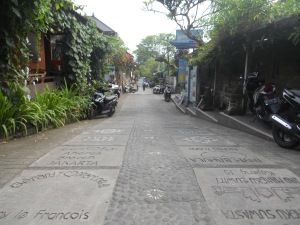Typical Ubud side street