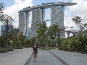 Me in front of Marina Bay Sands